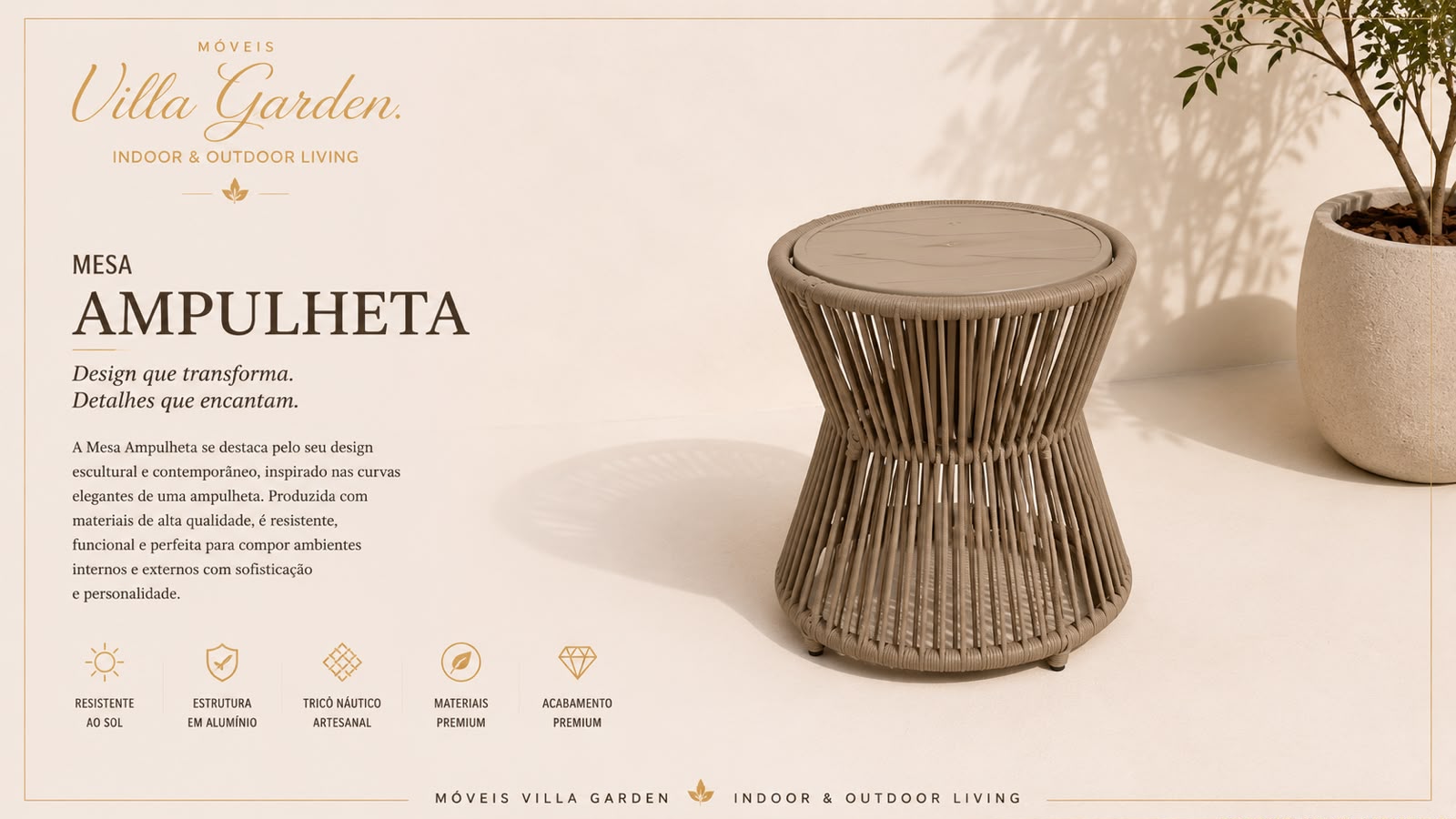 Mesa Ampulheta